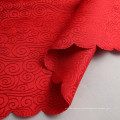 a Matte / Bright Textile Dyeing Polyester Jacquard Fabric for Tablecloths